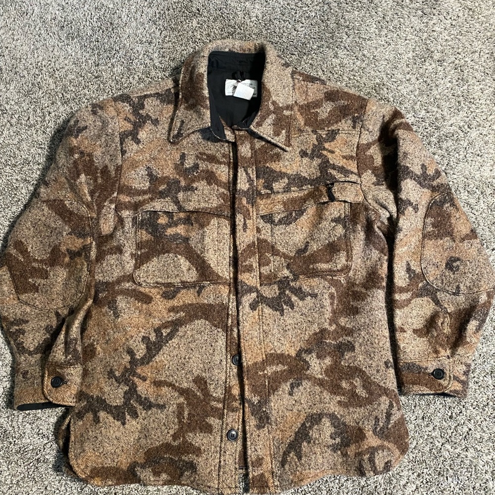 Sleeping Indian Designs Camouflage Jacket